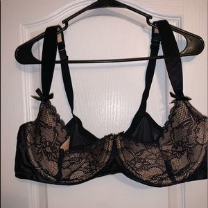 Lane Bryant Cacique quarter cup bra 44D